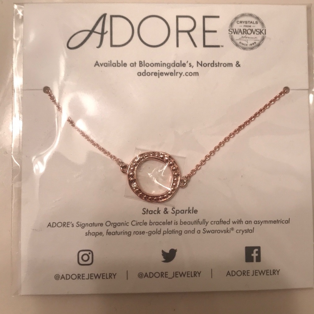 ADORE Signature Organic Circle bracelet NIB